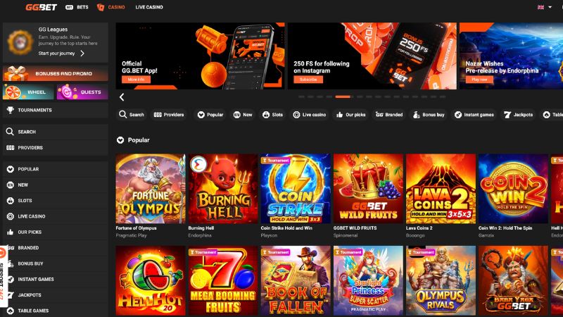 GGBet Casino plataforma Chile